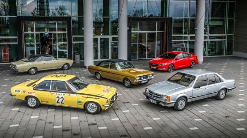 Opel feiert 50 Jahre Commodore auf der Silvretta Classic